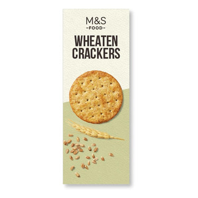 M&S Wheaten Crackers Savoury Wheat Crackers 150g