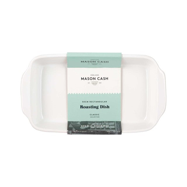 Mason Cash Classic Collection Rectangular Dish 30cm, imported from the UK