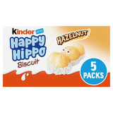 Kinder Happy Hippo milk and hazelnut crispy wafer biscuits 103.5g, UK version