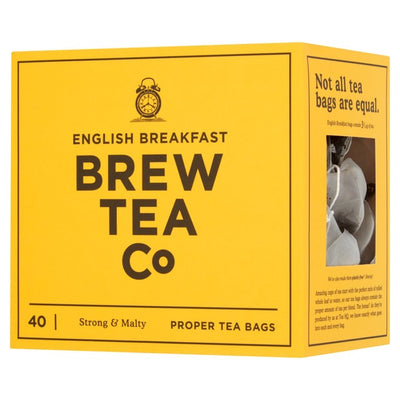 Brew Tea Co English Breakfast Tea Bags 40 Pack