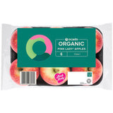 Ocado Organic Pink Lady Apples 6-pack, imported from the UK