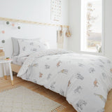 Catherine Lansfield Bianca Zoo Animals Single Duvet Set - British product