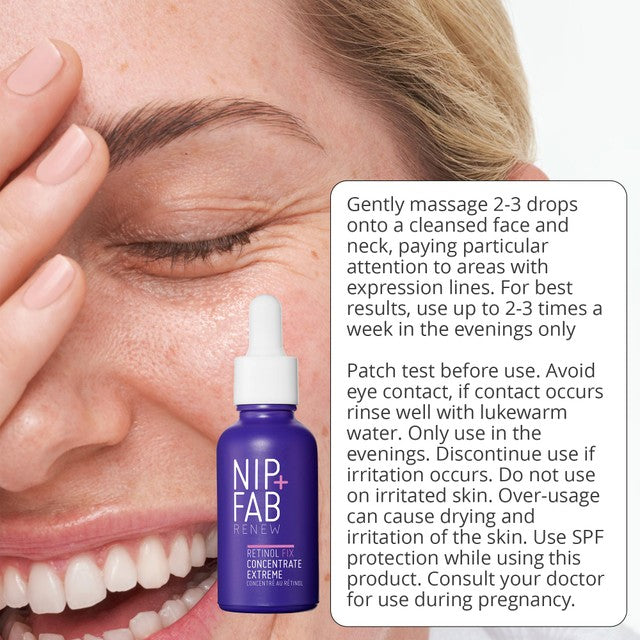 Nip Fab Retinol Serum 10% 30ml, imported from the UK