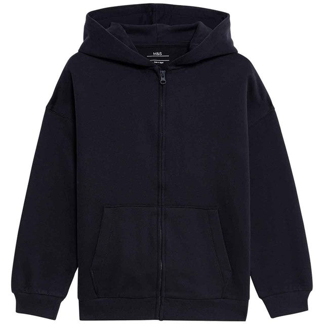 M&S hoodie navy 9-10 Y, imported from the UK