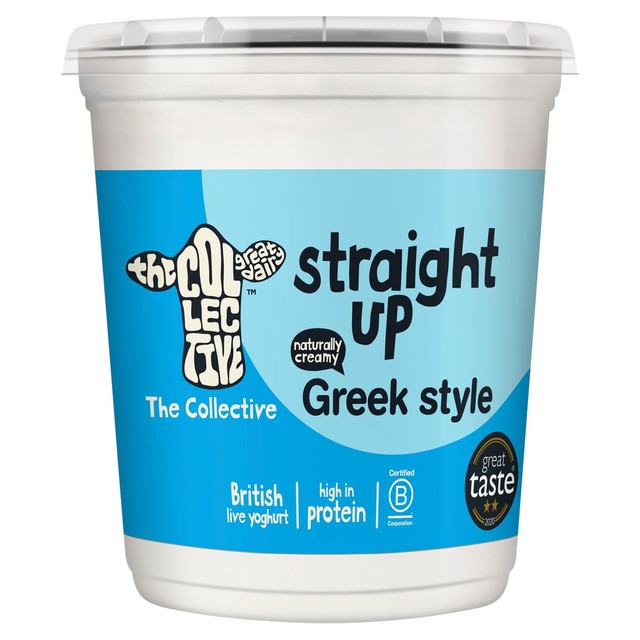 The Collective Straight Up Unsweetened Yoghurt 900g (British brand)