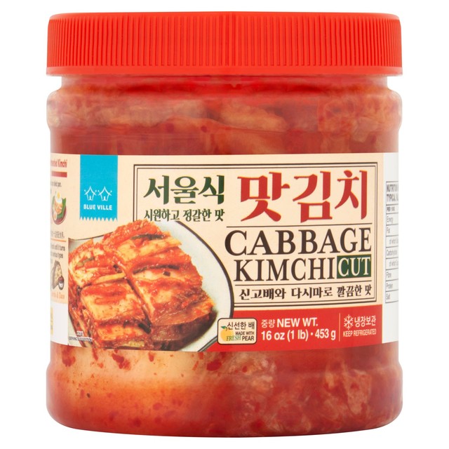 Surasang Blueville Mat Korean Cabbage Kimchi 453g - British product