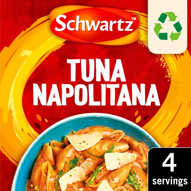 Schwartz Tuna Pasta Napolitana recipe mix 30g (British brand)