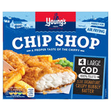 Young's large battered cod fillets 440g (British brand)