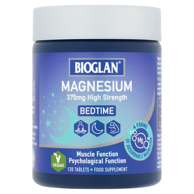 Bioglan Active Magnesium Tablets 120 Tablets - British product