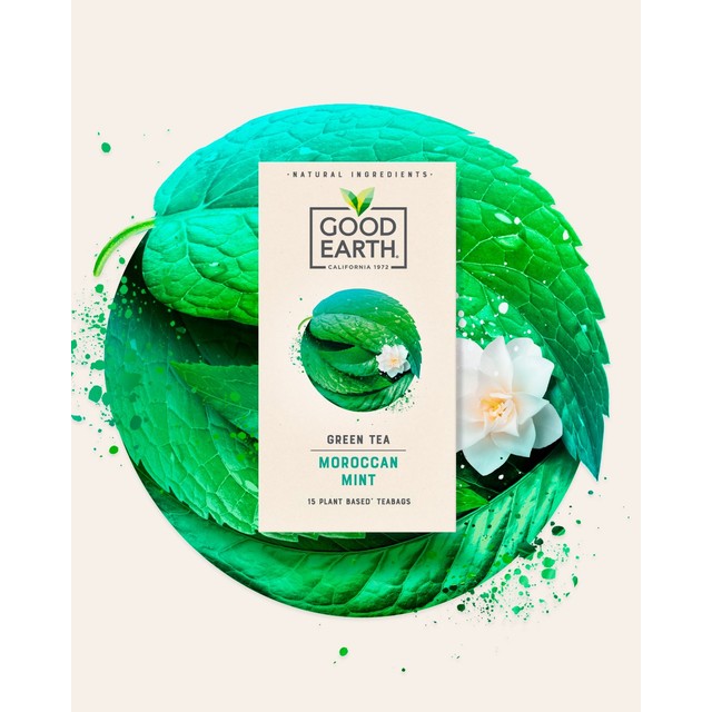 Good Earth Teabags Moroccan Mint & Green Tea