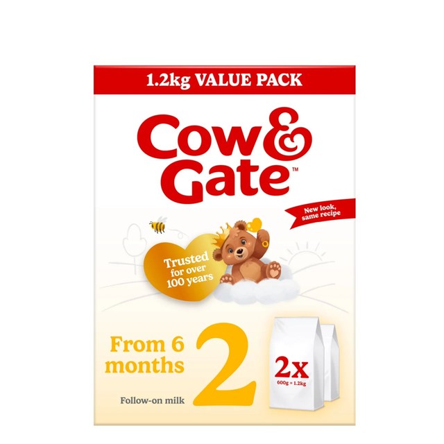 Cow & Gate stage 2 formula powder 2x600g - British product