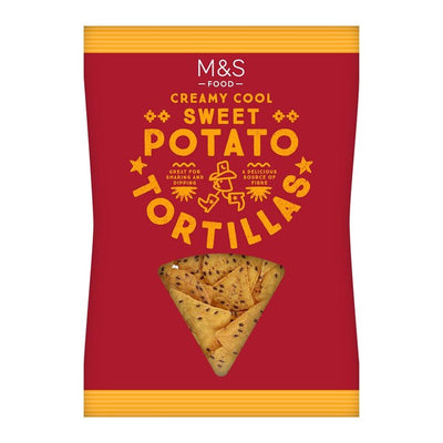 M&S Cool Sweet Potato Tortilla Chips 150g