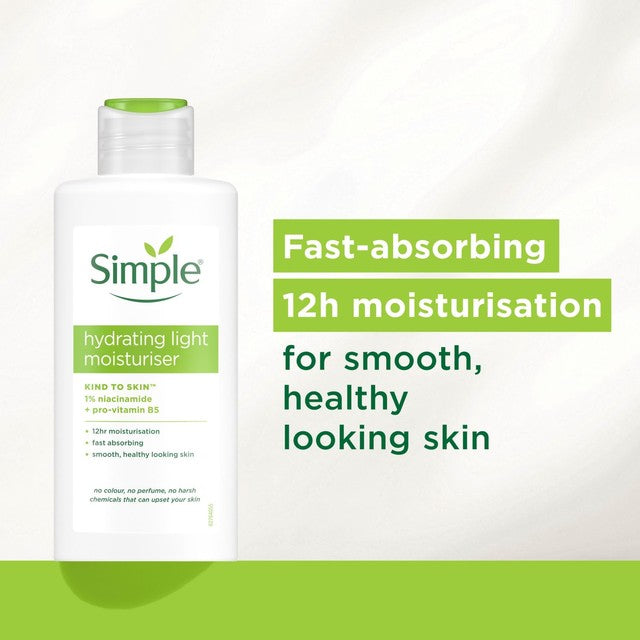 Simple Hydrating Light Moisturiser 125ml (British brand)