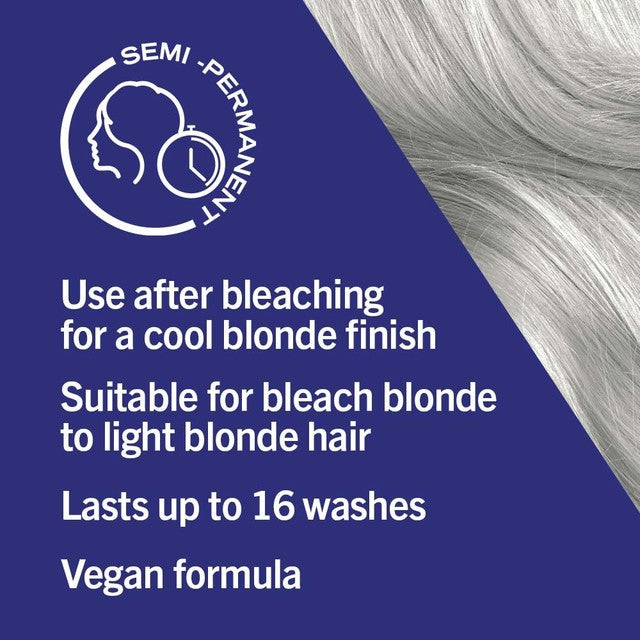 Schwarzkopf Ice White blonde hair toner 60ml (British brand)