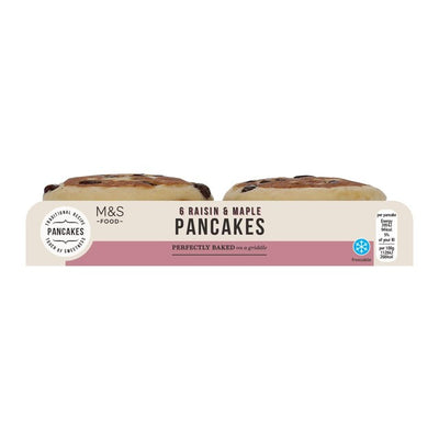 M&S Raisin & Maple Frokostpannekaker 6 x 35g