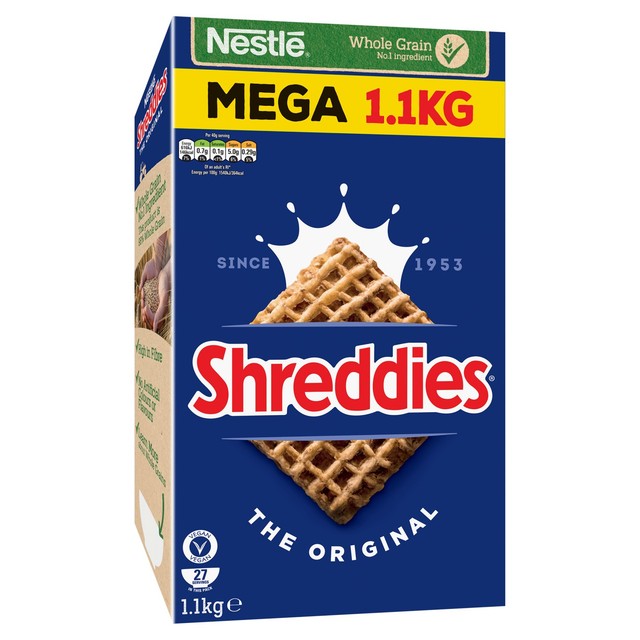 Nestle Shreddies Original Cereal 1100g (British brand)