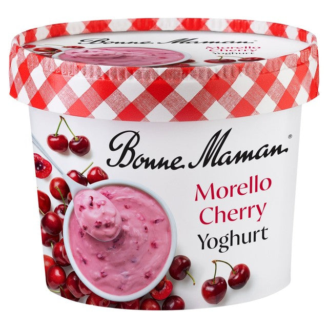 Bonne Maman morello cherry yoghurt 450g - British product