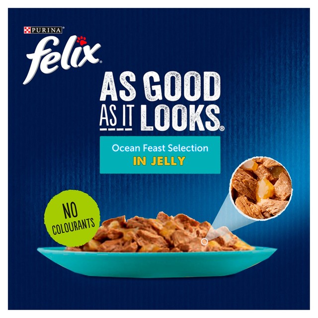Felix cat food Ocean Feasts 12x85g - British product