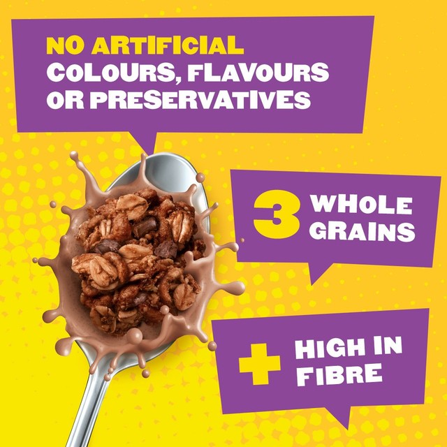 Jordans Chocolate Popped Oat Crunch breakfast cereal 425g, UK version