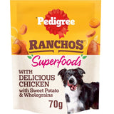 Pedigree chicken dog treats with sweet potato 70g, imported from the UK