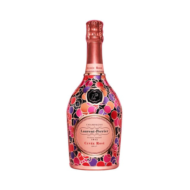 Laurent-Perrier Cuvée Rosé Bubble Robe Edition rosé champagne 75cl, UK version