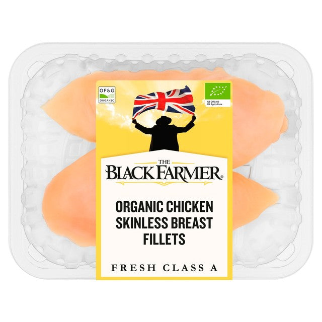 The Black Farmer organic chicken breast fillets 375g (British brand)