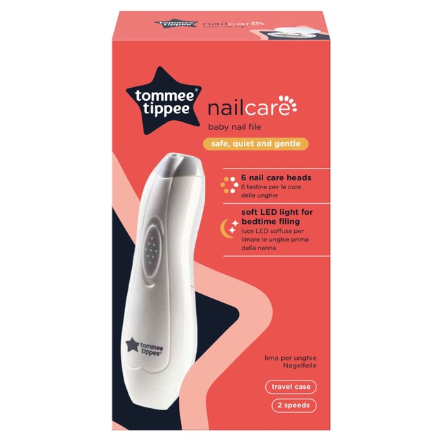 Tommee Tippee Baby Electric Nail Trimmer with six heads (British brand)