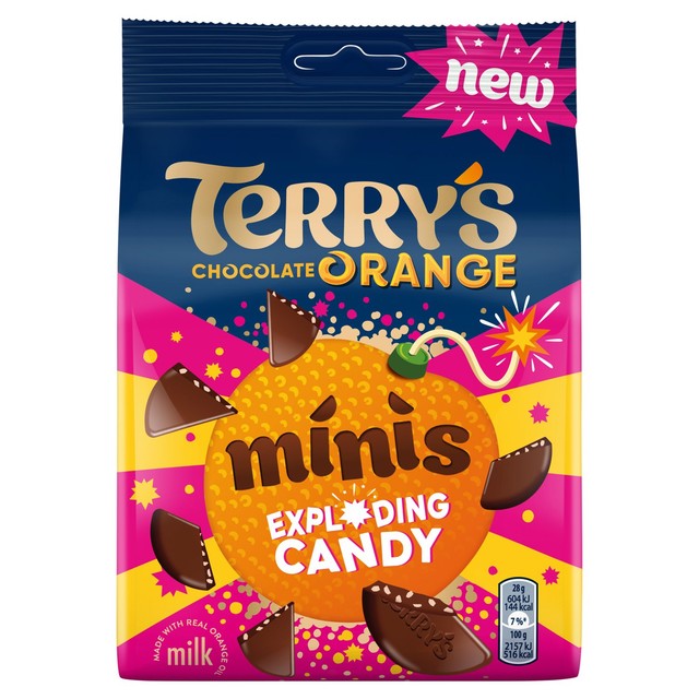 Terry's Minis Exploding Candy chocolate 105g (British brand)