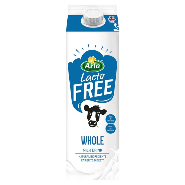 Arla LactoFREE lactose-free whole milk drink 1L - British product