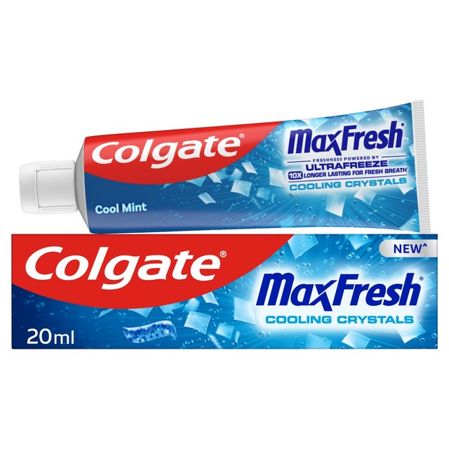 Colgate Max Fresh toothpaste cooling crystals 20ml - British product