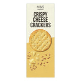 M&S crispy cheese crackers with onion and poppy seeds 150g, imported from the UK