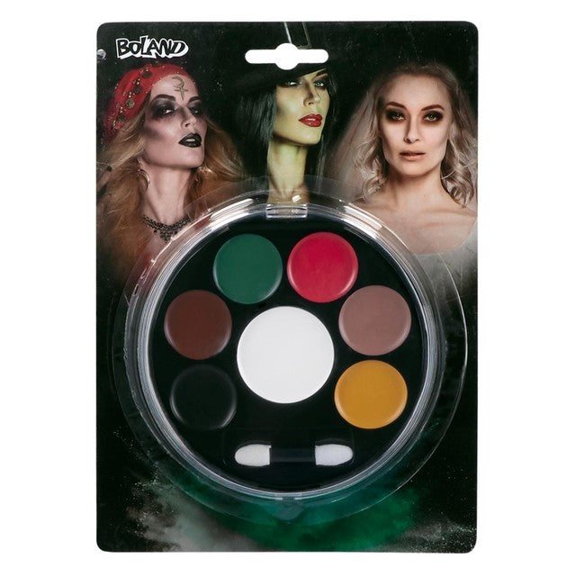 Boland Halloween makeup palette with 7 colours, UK version