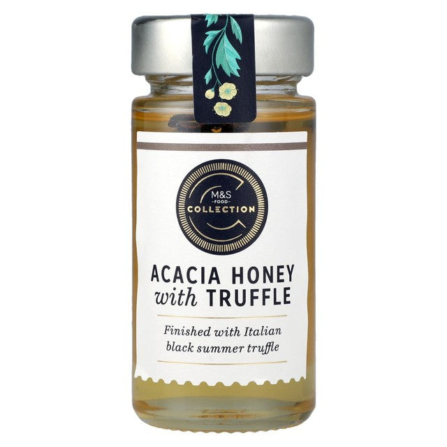 M&S honey with black summer truffle 130g, imported from the UK
