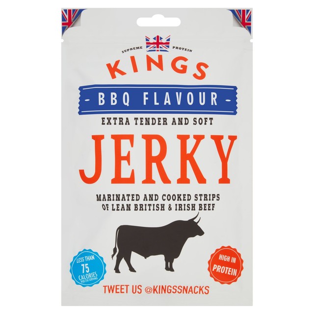 Kings Elite Snacks BBQ Beef Jerky 350g, UK version