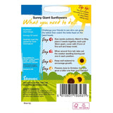 Mr Fothergills Seeds Sunny Giant Sunflower Seeds 30 seeds (British brand)