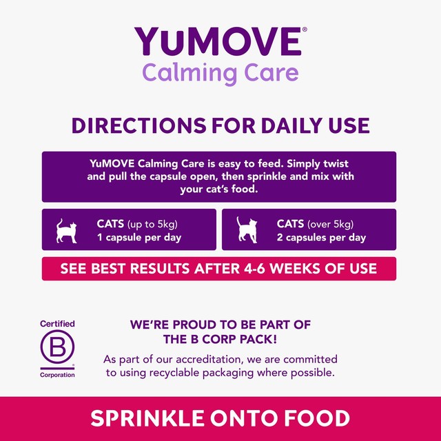 Lintbells YuMOVE cat calming supplement (British brand)