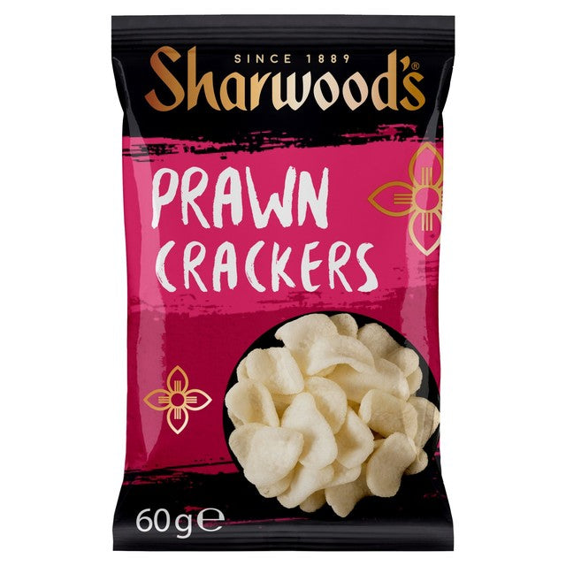 Sharwood's prawn crackers sharing bag 60g (British brand)