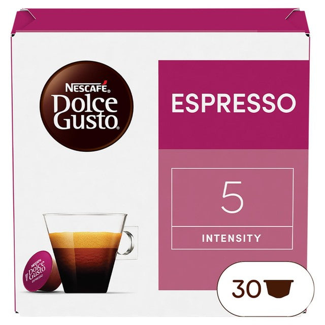 Nescafe Dolce Gusto espresso coffee capsules 30 capsules, imported from the UK