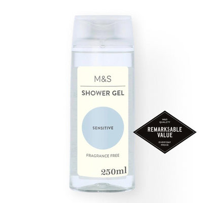 M&S Sensitive Shower Gel Fragrance Free 250ml