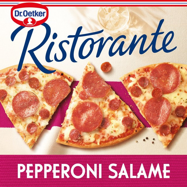 Dr Oetker pepperoni salame frozen pizza 320g - British product