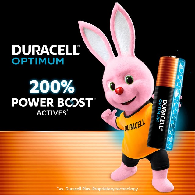 Duracell Optimum AA batteries 12 pack - British product