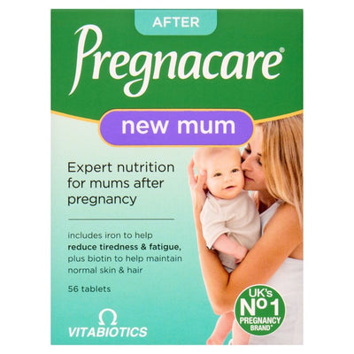 Vitabiotics Pregnacare New Mum Hair & Skin Tablets Postnatal Supplement 56 Tablets