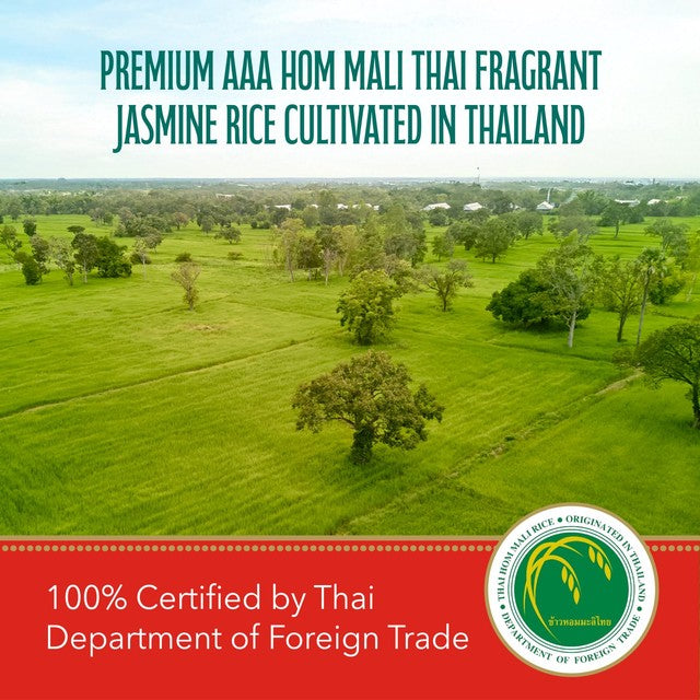 Green Dragon Thai Hom Mali Jasmine Rice 5kg, UK version