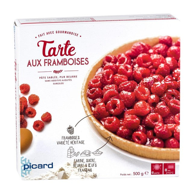 Picard Raspberry Tart 500g, imported from the UK
