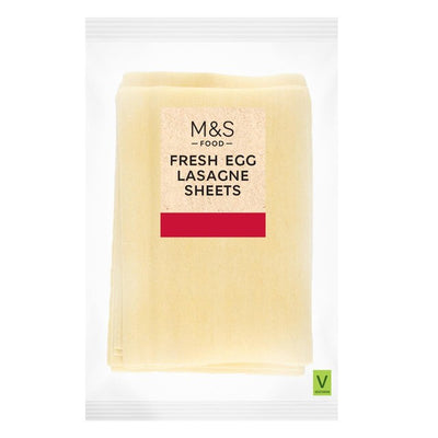 M&S Fresh Egg Lasagne Sheets Pasta 300g