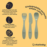 Vital Baby natural cutlery set 15pk (British brand)