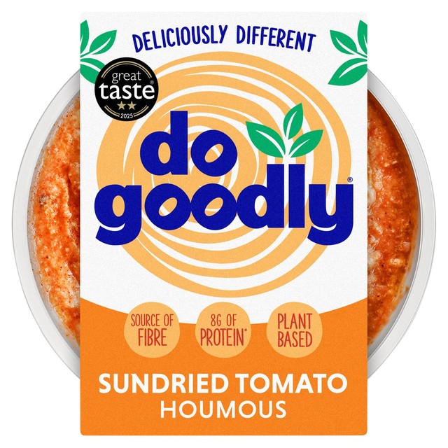 Do Goodly sundried tomato houmous dip 150g - British product