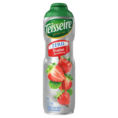 Teisseire Strawberry Zero Concentrated Soft Drink 600ml