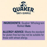 Quaker Gluten Free Original Porridge Sachets 10 sachets, imported from the UK