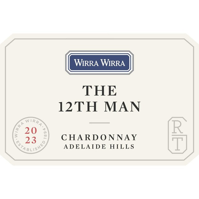Wirra Wirra 12th Man Adelaide Hills Chardonnay 75cl (British brand)
